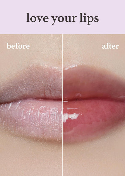 Korean Vegan Lip Oil - Applefig, 0.12 Fl Oz + Korean Lip Oil - Applecherry, 0.12 Fl Oz Bundle