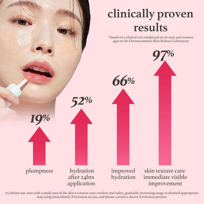 Korean Lip Oil - Appleberry | Long-Lasting, Moisturizing, Plumping, Revitalizing for Dry Lips, Waterproof, No Peel Off, Hydrating, Nourishing Crystal Clear, 0.12 FL Oz